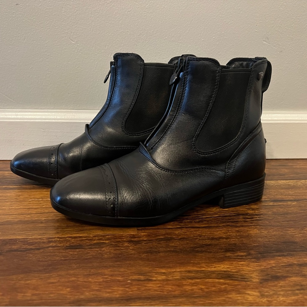 Ariat Square Toe Paddock Boots Black- Equestrian